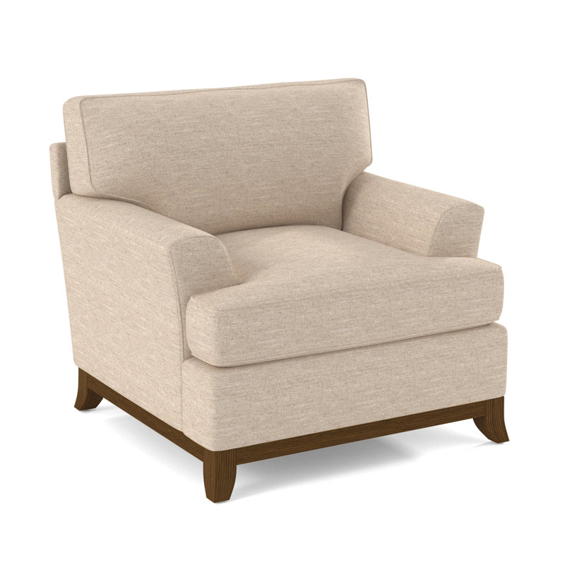 Oaks Way Armchair, Havana, Eggshell Crypton Performance; 0884-93