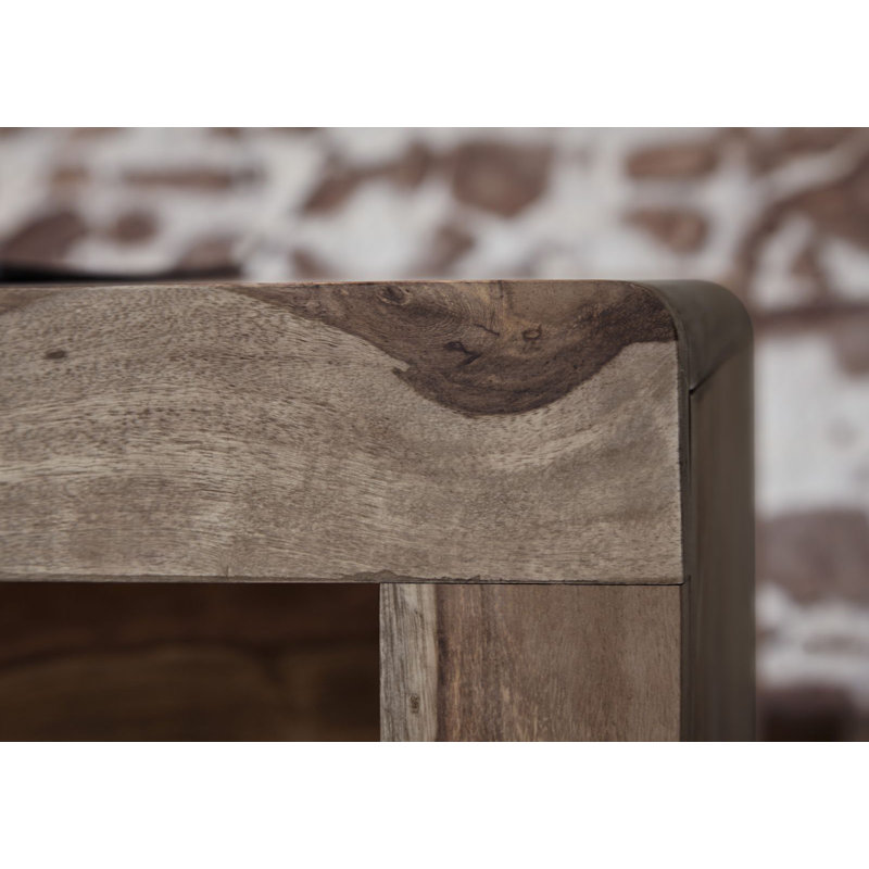 Nature Solid Wood Solid Wood Writing Desk, 78cm H x 200cm W x 90cm D