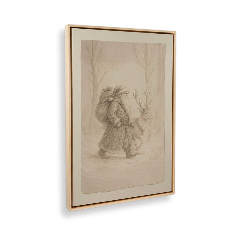 «Old Saint’s Journey», reproduction d'art sur toile, H 12,75 po x l 8,75 po, Érable américain
