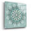 Bungalow Rose «Desert Mandala Green» par Yvette St. Amant, art mural en verre acrylique-430182319