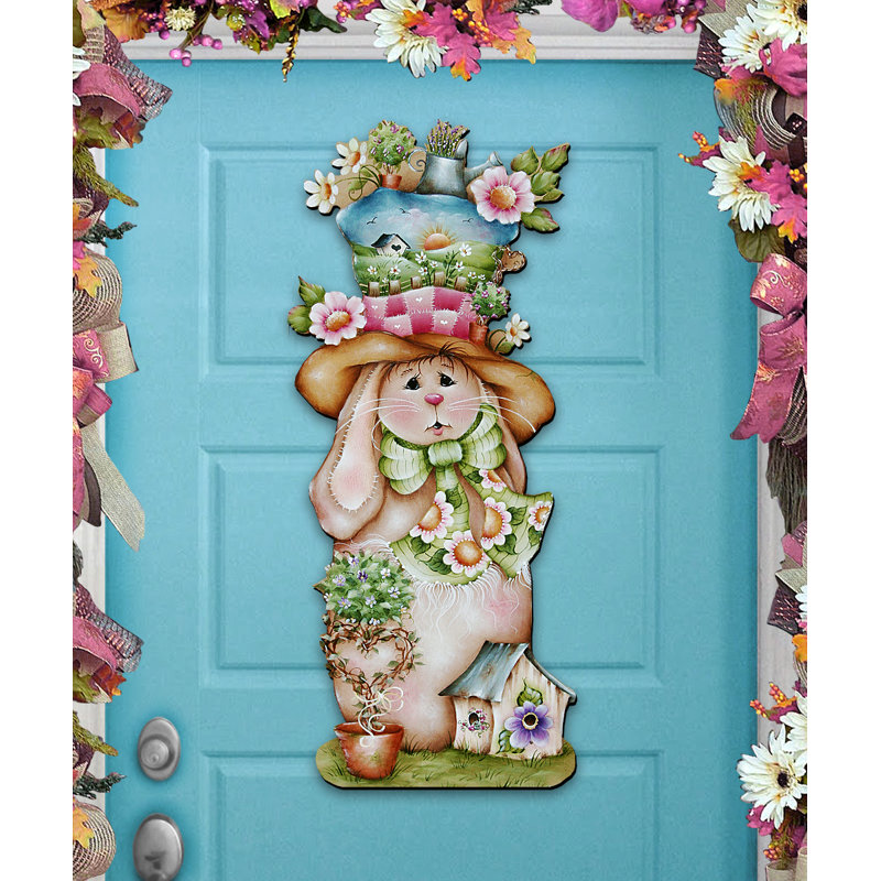 24'' Handmade Wood Shatterproof Hanging Figurine Ornament