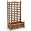 Yousef 120cm H x 65cm W Wood Lattice Panel Trellis