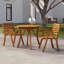 Cormarion Round Acacia Solid Wood Outdoor Dining Table-1928910629