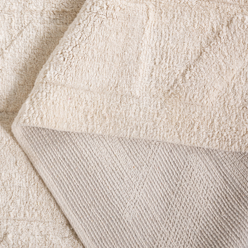 Easy Care 223 Hand Tufted Recycled Cotton Machine Washable Geometric Indoor Use Only Rug, Rectangle 5' x 8'