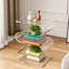 Table basse de luxe en acrylique en forme de S 19,68 pouces Guthrey, support à magazines (matériau acrylique de 12 mm d'épaisseur)-309294715-328441385