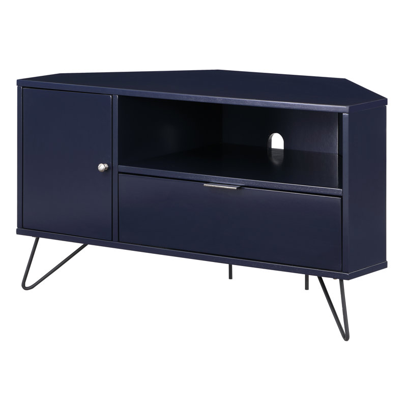 Bayon Corner TV Stand for TVs up to 42", Navy