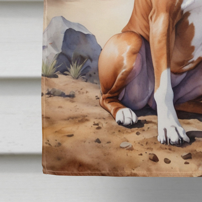Drapeau Cowboy Welcome House, Boxer