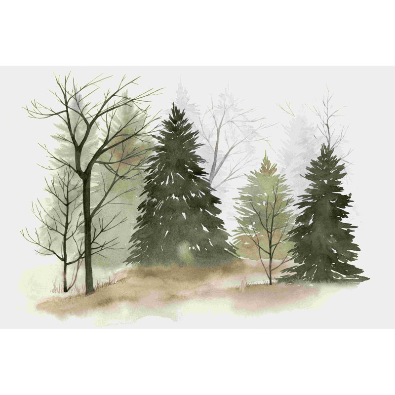 " In The Mist II " by Grace Popp Painting Print, 8" H x 12" W  