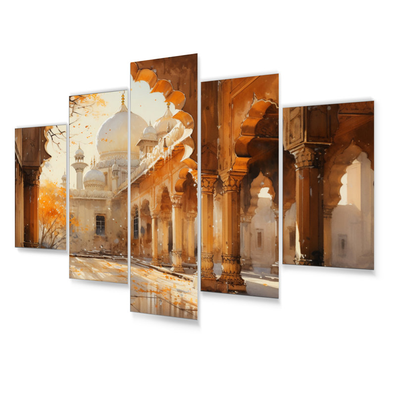 " Islam Art The Path II " 5 - Pieces