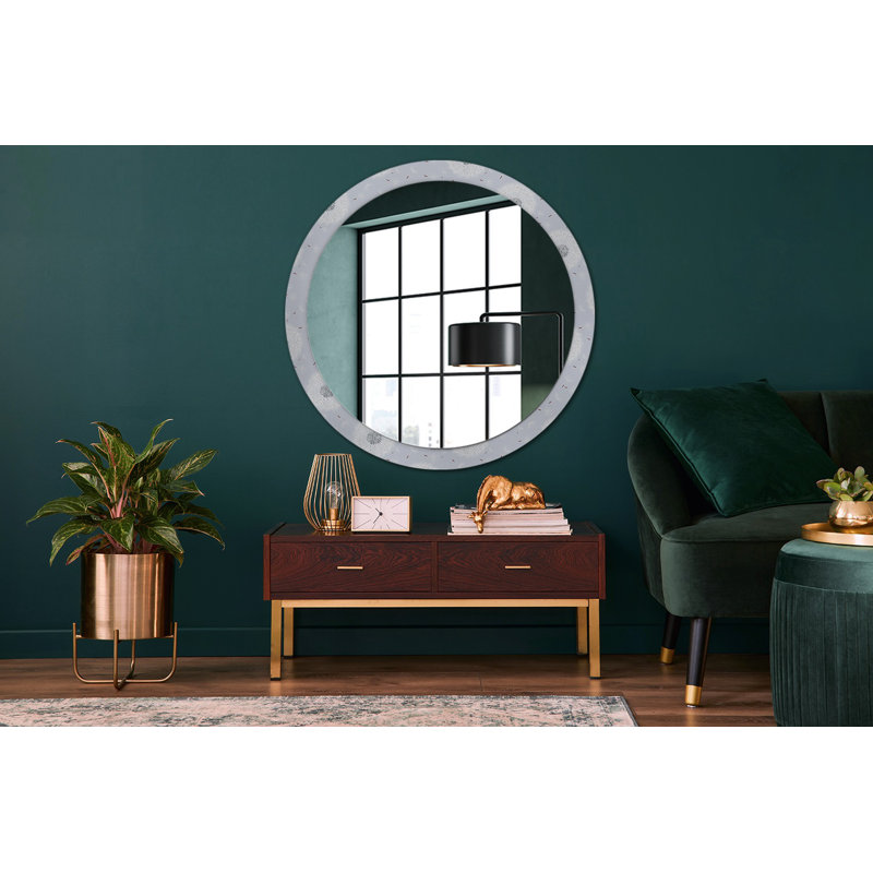 Huldar Glass Flat Wall Mirror
