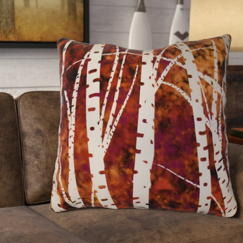 Flipping For Fall Reversible Throw Pillow, Black, 26" H x 26" W x 7" D
