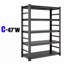 Étagères de rangement Étagère de rangement en métal robuste à 5 niveaux Étagères réglables et support de rangement Étagère de garage de cuisine-329082772-329082775