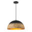 Luminaire suspendu en forme de dôme à 1 lumière 15,8 po