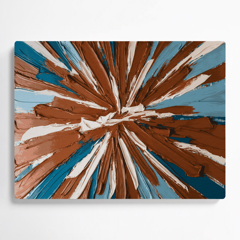 «Neo Expressionism 74», art mural en métal brun