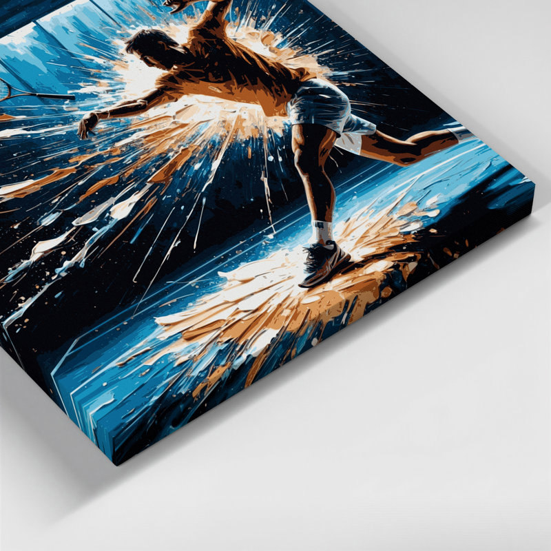 Art sur toile gris Sports Racquetball, H 20 po x l 24 po