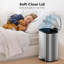 Stainless Steel Step On Recycling Bin