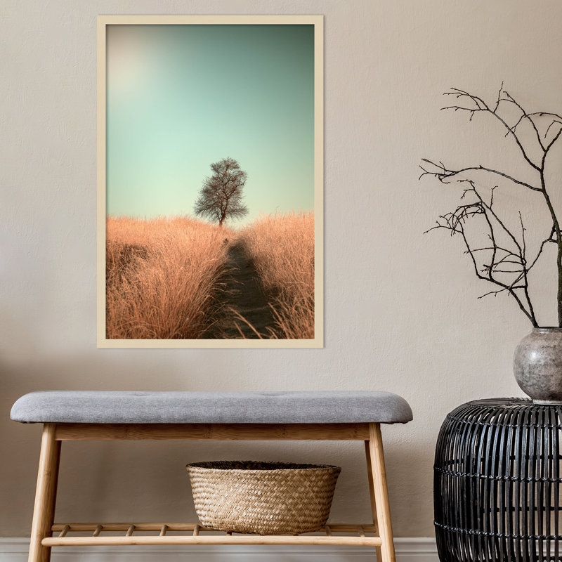 Grass And Path by Jaap Van Den, Brown, 23" W x 33" H