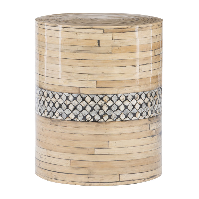 Table de bout tambour Castelli, Noir/naturel