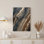 Art mural en toile Gallery Wrap pour le salon, la chambre à coucher, le bureau ou le vestibule - décoration murale décorative avec motif en marbre