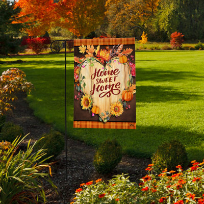 Fall Home Sweet Home Garden Flag