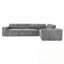 Canapé modulaire en L en chenille avec douceur-1399201085