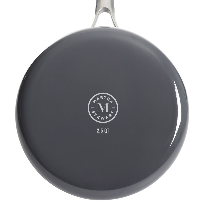10-Piece Grey Nonstick Aluminum Enamel Cookware Set