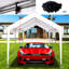 Toile de remplacement pour abri de garage 12 x 20 pi - Housse de protection pour abri de garage imperméable à 76 boucles élastiques