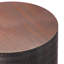 Table de bout cylindrique en métal avec finition texturée Johnho-104200694
