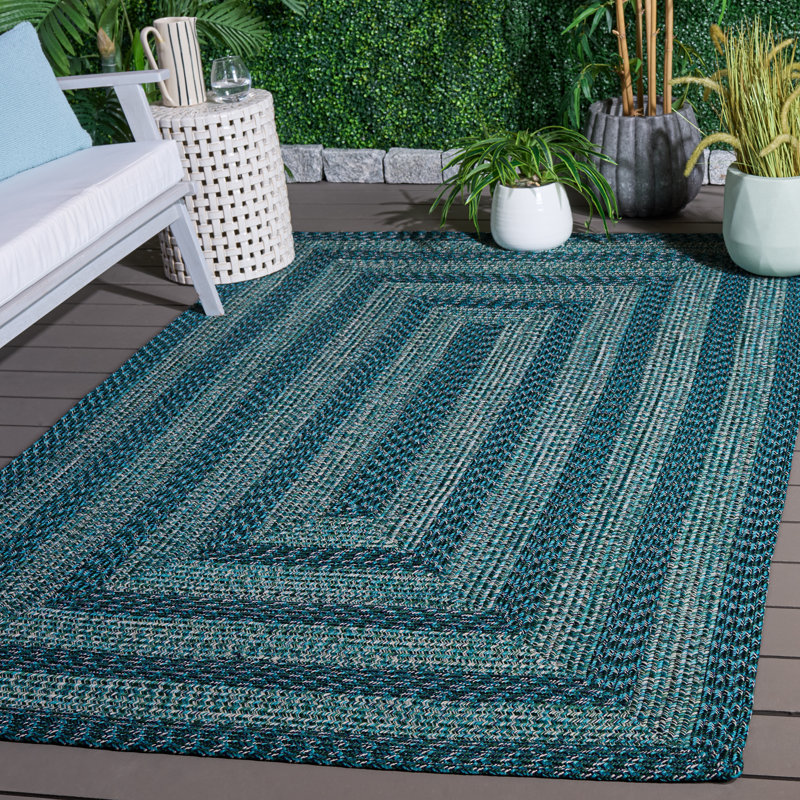 Braided 265 Hand Woven Performance Machine Washable No Pattern Rug, Rectangle 5' x 8'