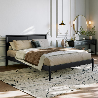 Ellarie Platform Bed with Adjustable Headboard