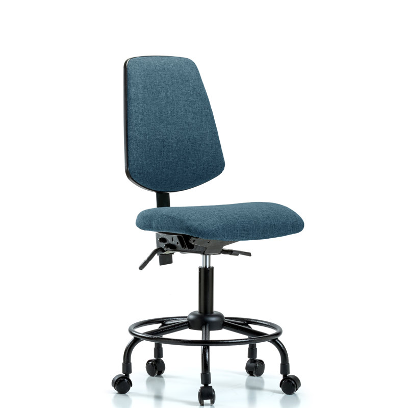 Chaise de dessinateur ergonomique Caius, Noir, Non inclus, Oui