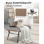 Fauteuil de patio en rotin surdimensionné avec repose-pieds-1557776726