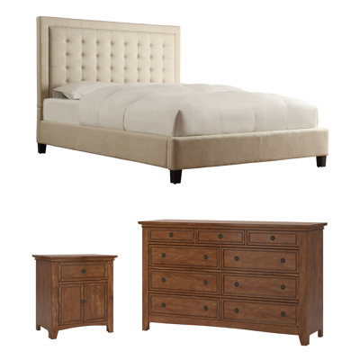 Woodside Solid Wood Piece Bedroom Set
