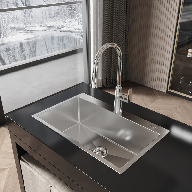 Stainless Steel Kitchen Sink, Gray