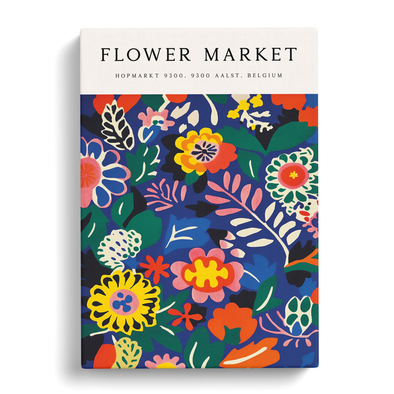 Belgium Flower Market Exhibition No.4 - Wrapped Canvas, 60cm H x 40cm W x 3cm D