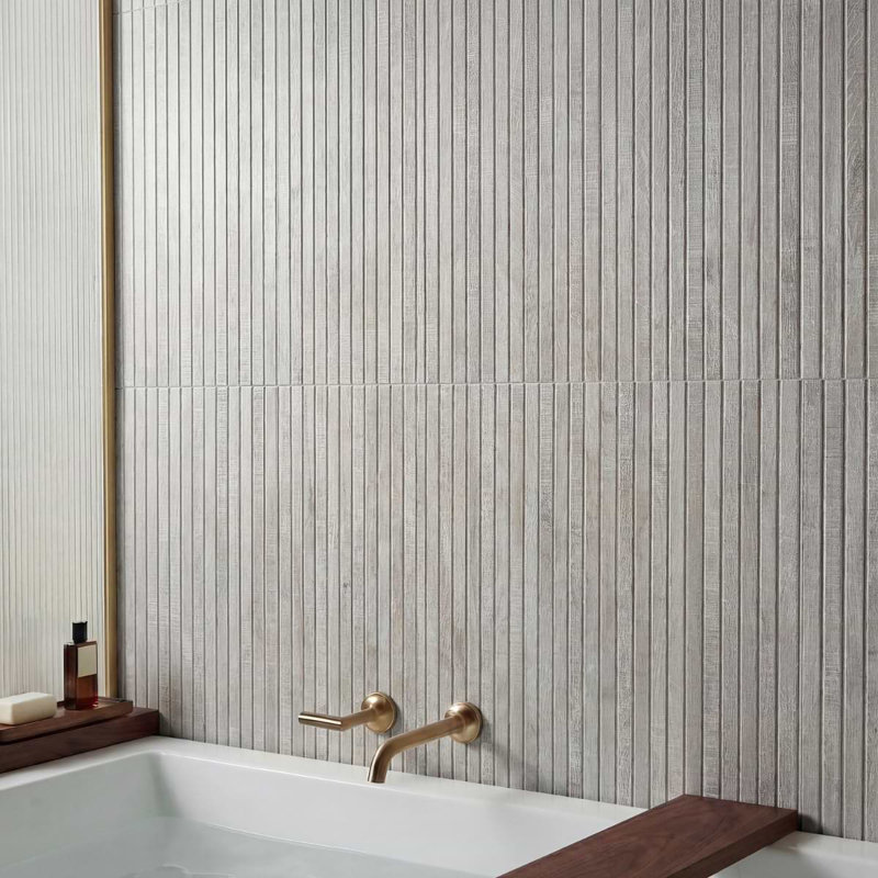 Kenridge Ribbon 24X48 Matte Porcelain Tile, Gray