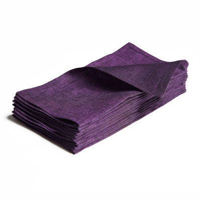 100% Pure Linen Cocktail Napkins - Athena