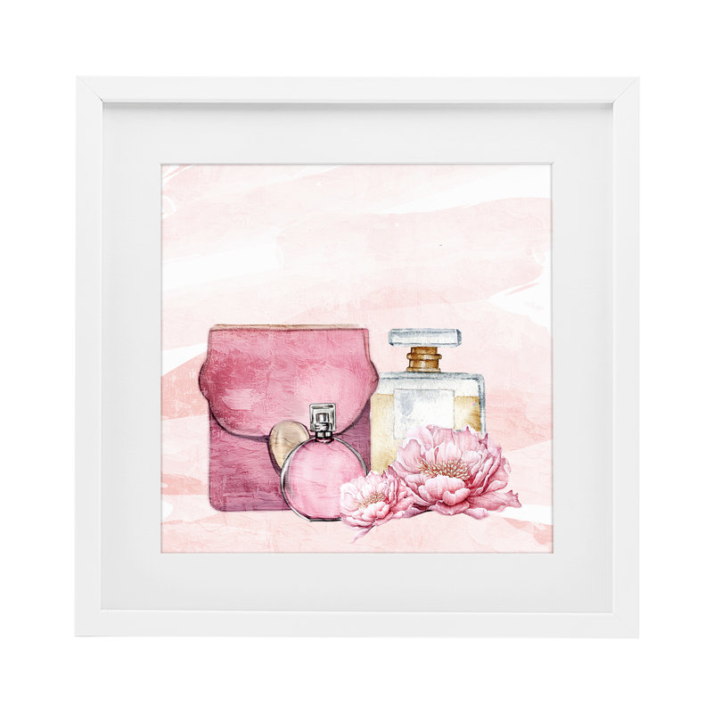 Collection Blush Glam Time, reproduction encadrée sous verre, conception de Kim Allen, H 13 po x l 13 po