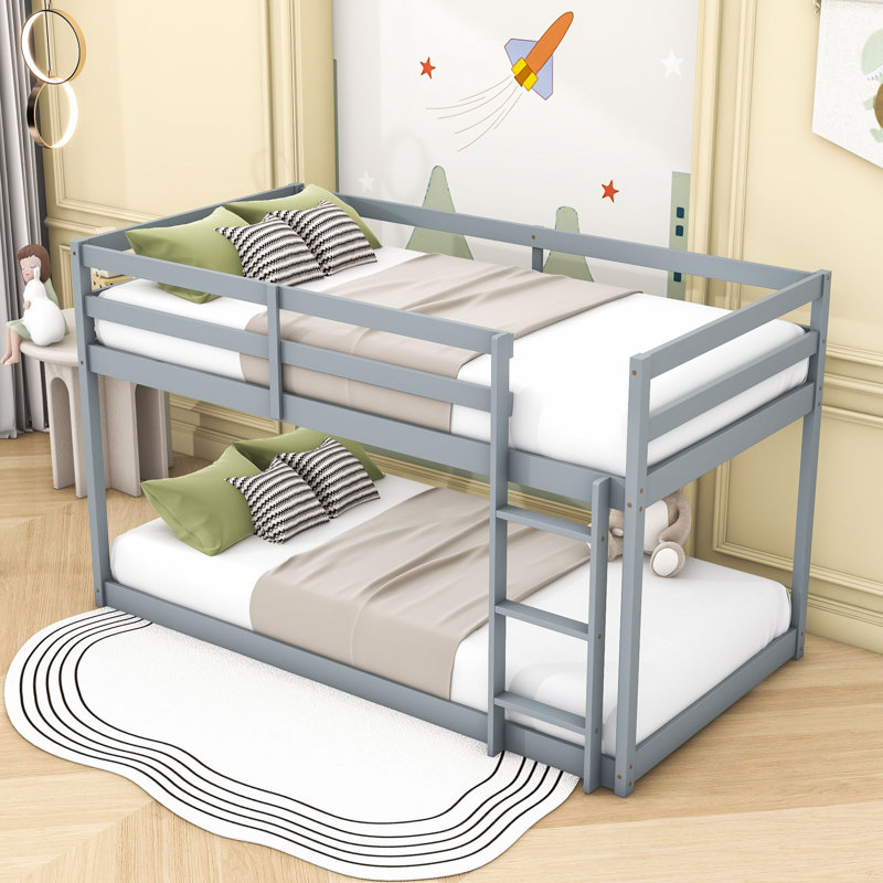 Lit superposé simple au-dessus de simple Guna par Harriet Bee, gris