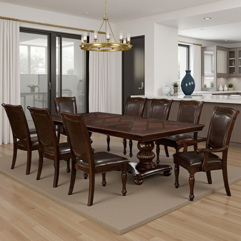 Nannie Extendable Dining Set, 9