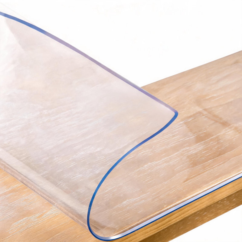 2mm Clear Waterproof Table Protector For Kitchen Dining Office