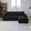 Canapé modulaire en L Boneless en forme de L avec méridienne et trois coussins Boneless-713890290