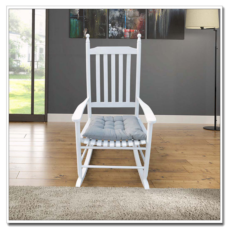 Chaise berçante en bois massif