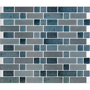10'' W x 10'' L PVC Peel and Stick Mosaic Tile