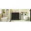 Ensemble de meuble-lavabo simple 30 po avec 3 tiroirs, meuble-lavabo autoportant avec cadre en bois massif 30 po, gris-2001579862