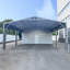 Garage métallique de 7 m x 14 m (23 pi x 46 pi) - Rangement pour véhicules, outils et objets lourds, structure en acier de calibre 14, deux portes sectionnelles de 2,4 m et 2,7 m (8 pi et 9 pi), entrée latérale, matériau Q235 crème, large et long, avec 2 portes, 40 cm (16 po) galvanisé