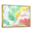 Encre verte, jaune et rouge - peinture sur toile-67230228-67230229