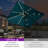 120'' Lighted Tilt Cantilever Blue Umbrella-86863883