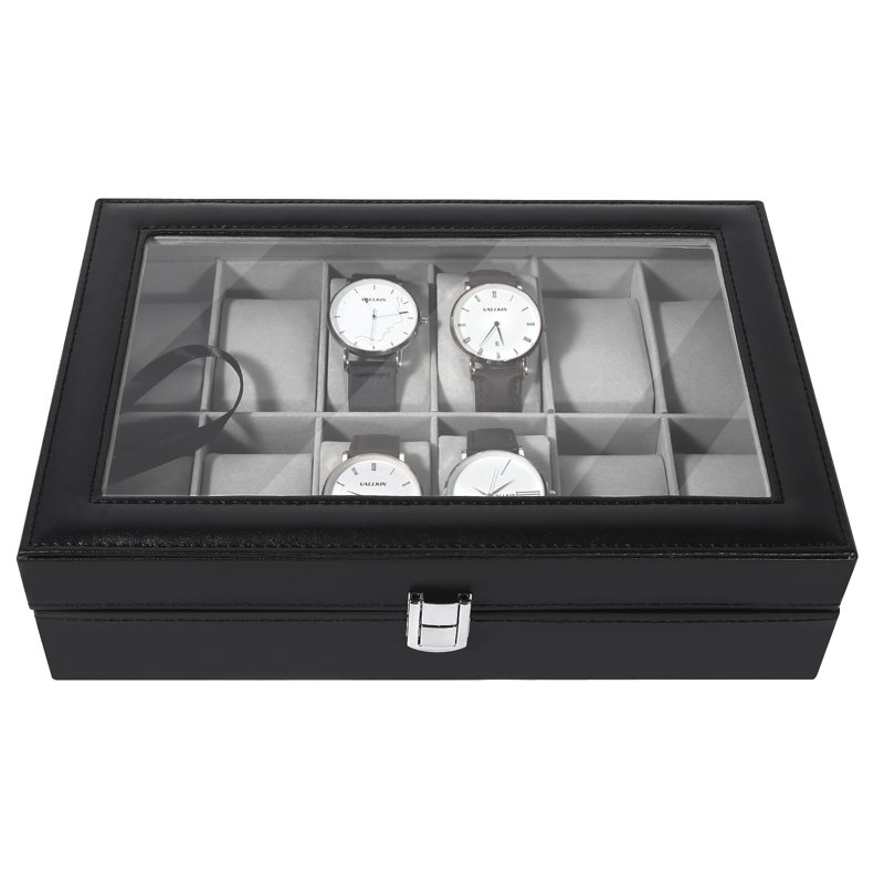 Boîte à montre avec verrou