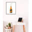 Prosecco Bottle Fizz Bottle - Single Picture Frame Print